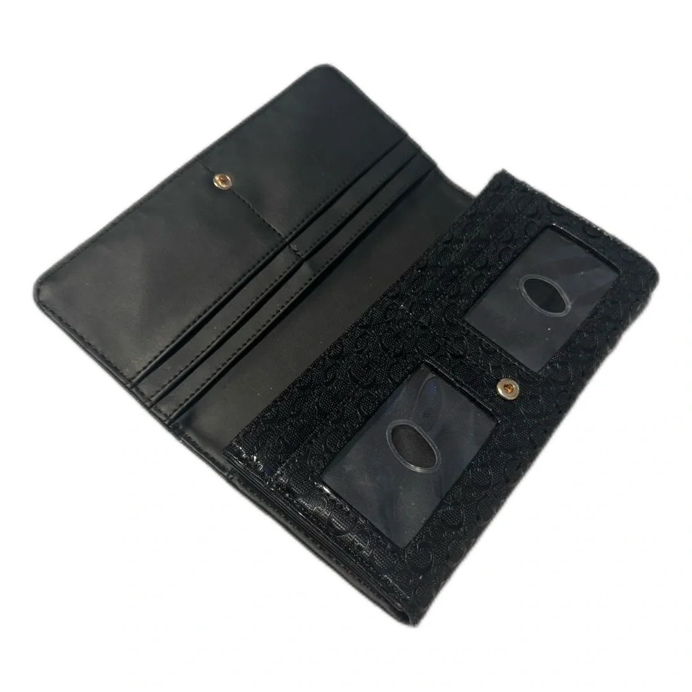 Guess Black & Gold Wallet NWOT - Picture 6 of 7